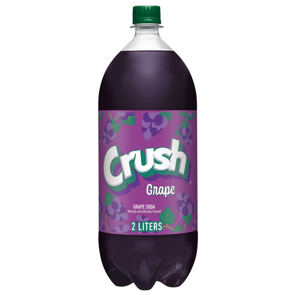 Crush Grape sin cafeína · Refresco · 2 l · botella