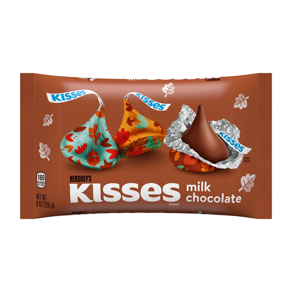 Hershey's Kisses Milk Chocolate Fall · Caramelos · 255 g · bolsa