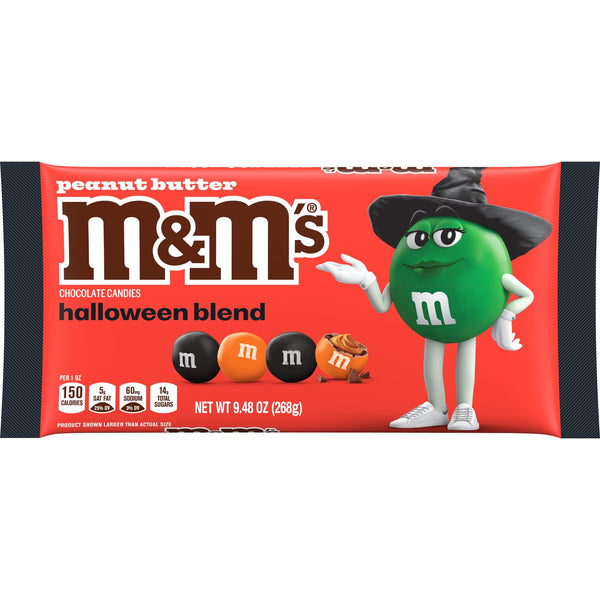 M&M's Peanut Butter Halloween Blend Milk Chocolate · Caramelos · 269 g · bolsa