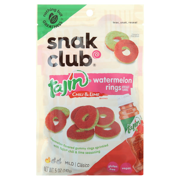 Snak Club Tajin Watermelon Gummy Rings · Gomitas
