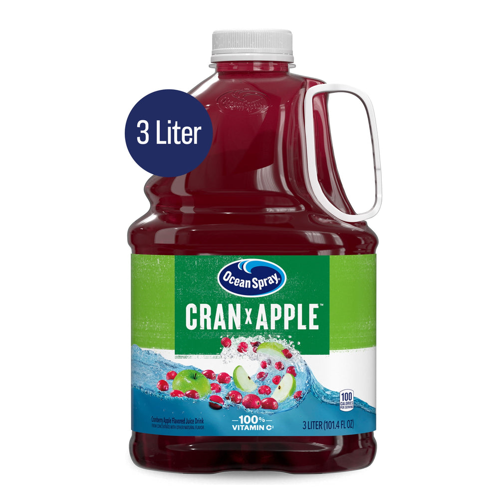 Ocean Spray Cran-Apple · Bebida de arándano rojo y manzana · 2999 ml