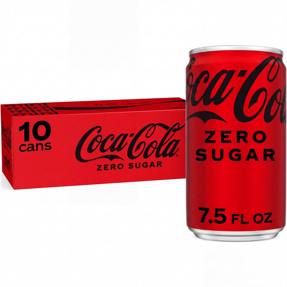 Coca-Cola Mini Zero Sugar · Refresco · 10 latas de 222 ml