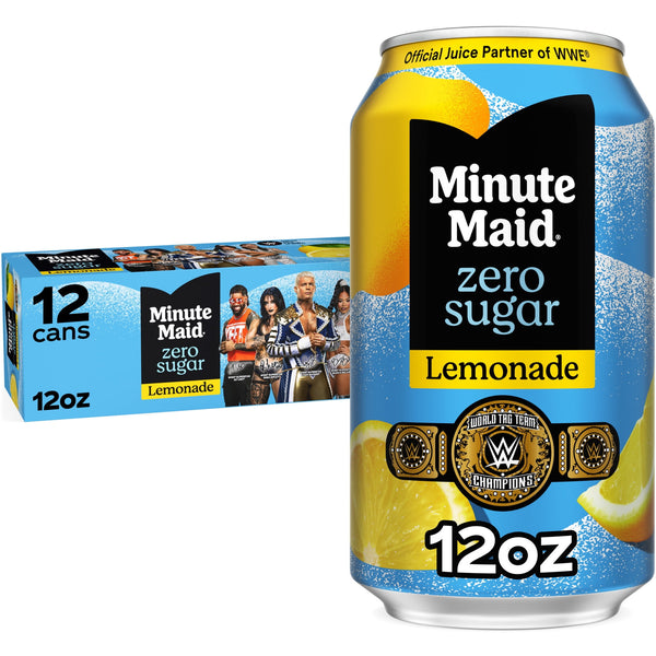 Minute Maid Lemonade Zero Sugar · Bebida · 12 latas de 355 ml