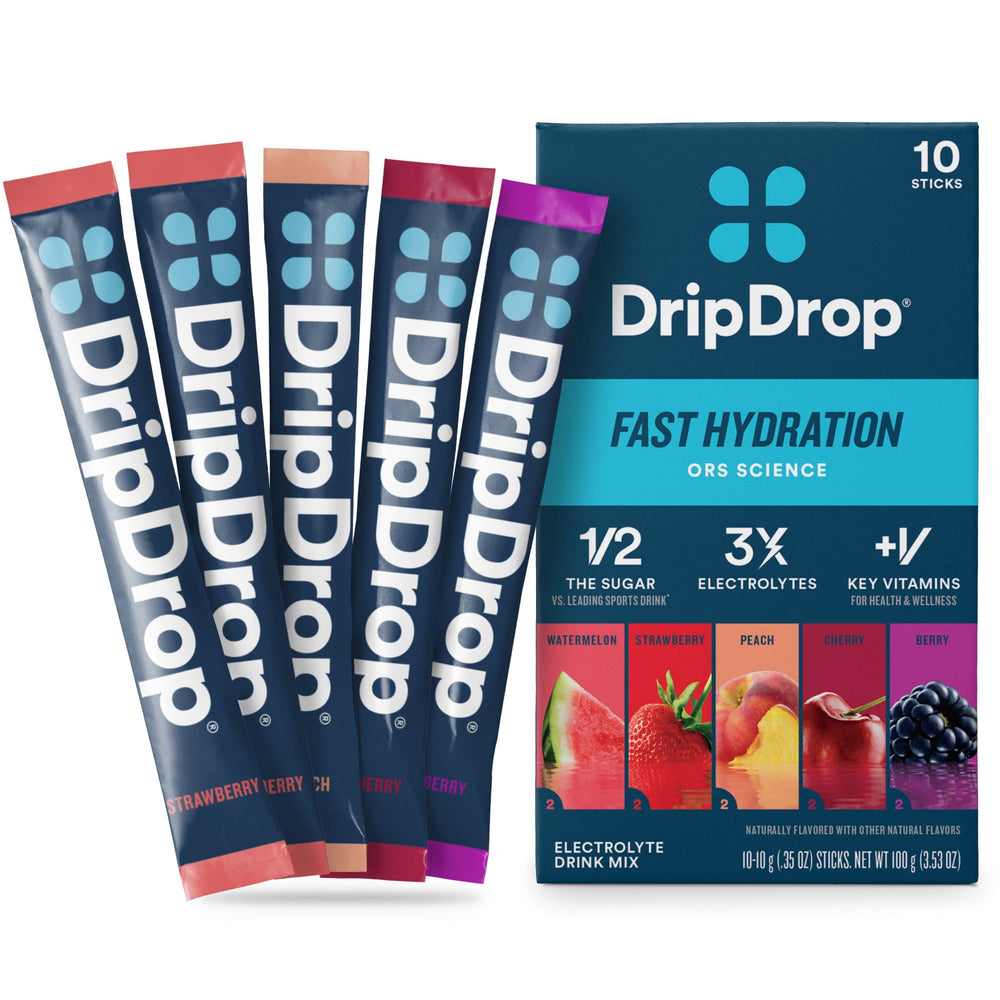 DripDrop Classic Fast Hydration - Sampler Variety Powder · Polvo para agua · 10 pzas
