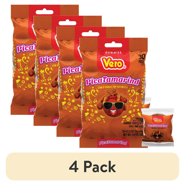 Vero Pica Tamarind Gummy Chili & Sugar · Gomitas · 4 pack de 179 g