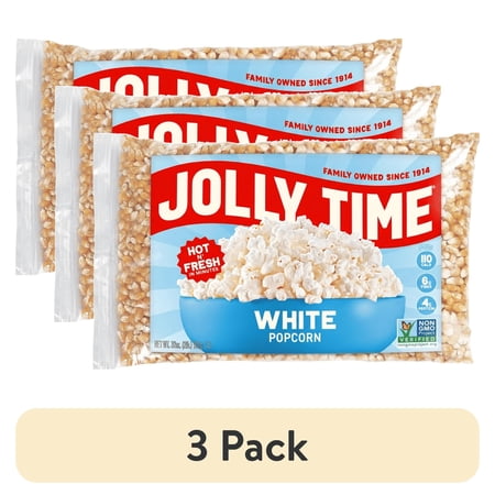 JOLLY TIME White Kernels · Palomitas · 3 pack de 907 g