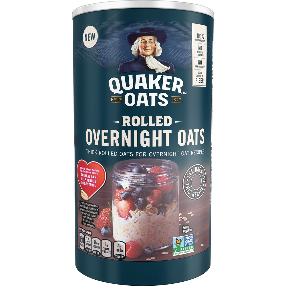 Quaker Rolled Overnight Oats · Cereal · 539 g