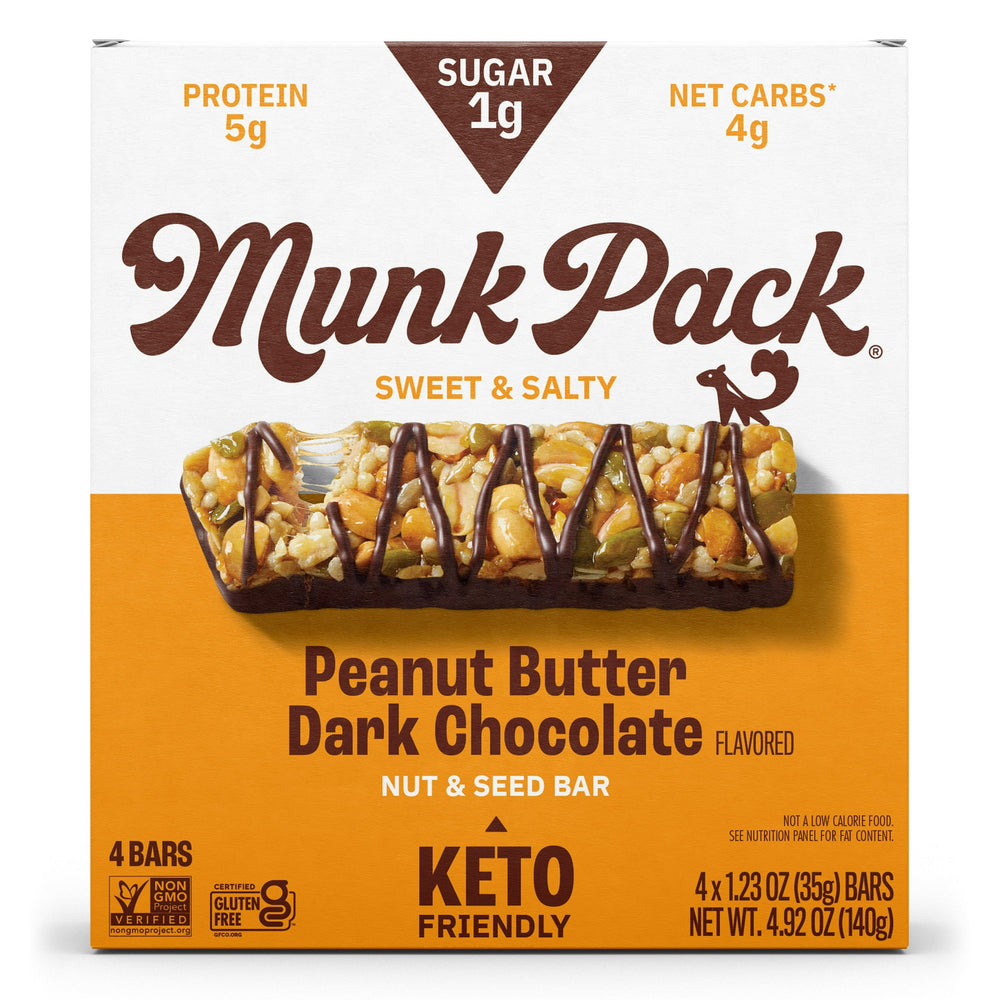 MUNK Dark Chocolate Gluten Free · Caramelos · 4 pzas de 1 g