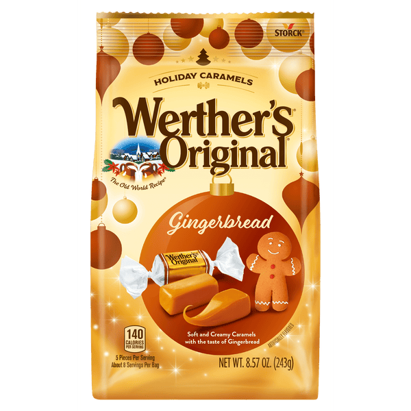 Werther's Original Soft and Creamy Caramel Gingerbread · Gomitas · 243 g · bolsa