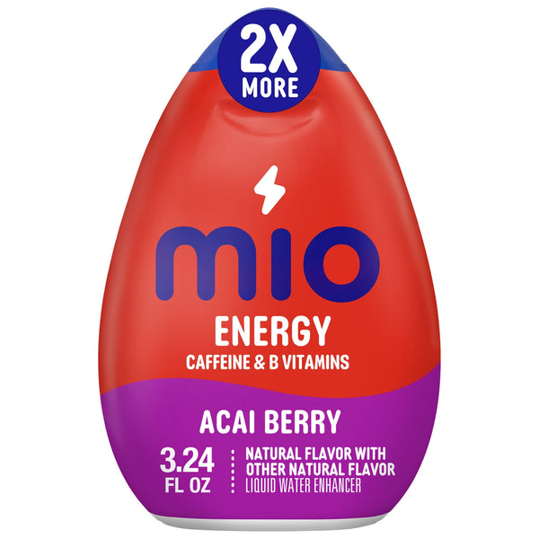 Mio Energy Acai Berry · Polvo para agua · 96 ml · botella