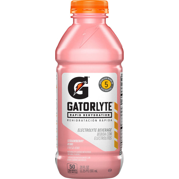 Gatorlyte Rapid Rehydration Drink Strawberry Kiwi · Bebida · 591 ml · botella