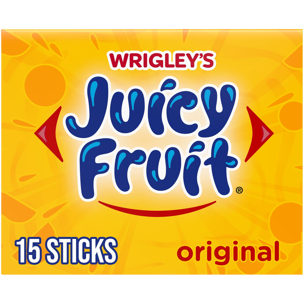 Juicy Fruit Original Single · Chicles y mentas · 15 pzas