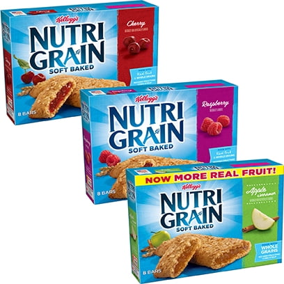 Kellogg’s Nutri-Grain Cherry · 8 barras de cereal, 295 g