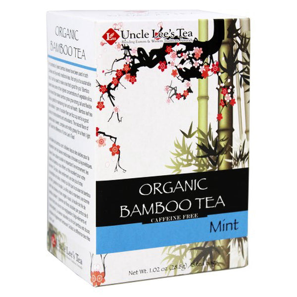 Uncle Lees Teas Organic Bamboo Tea Mint · Chicles y mentas · 18 pzas