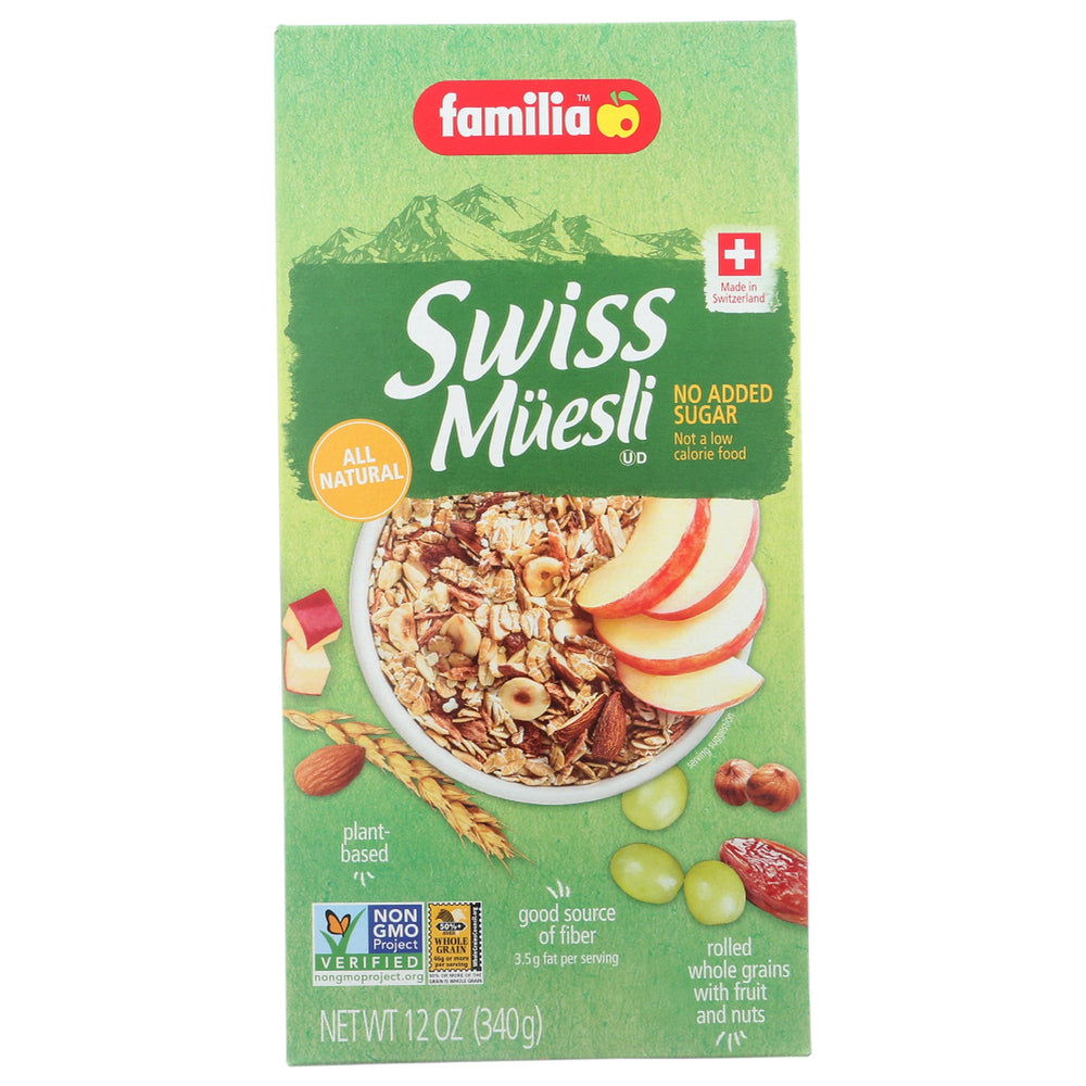 Familia Swiss Muesli No Added Sugar · Avena y hot cakes · 340 g