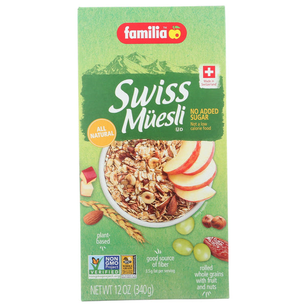 Familia Swiss Muesli No Added Sugar · Avena y hot cakes · 340 g