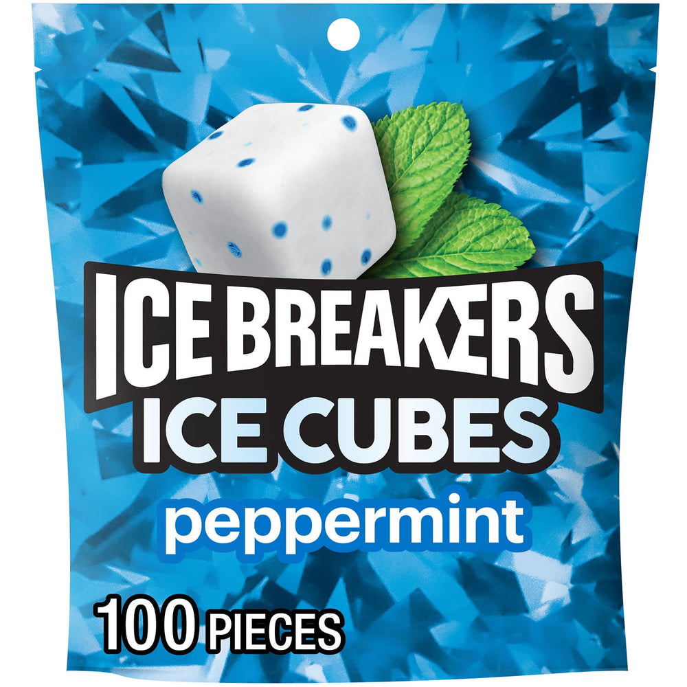 Ice Breakers Ice Cubes Peppermint · Chicles y mentas · 100 pzas · 230 g