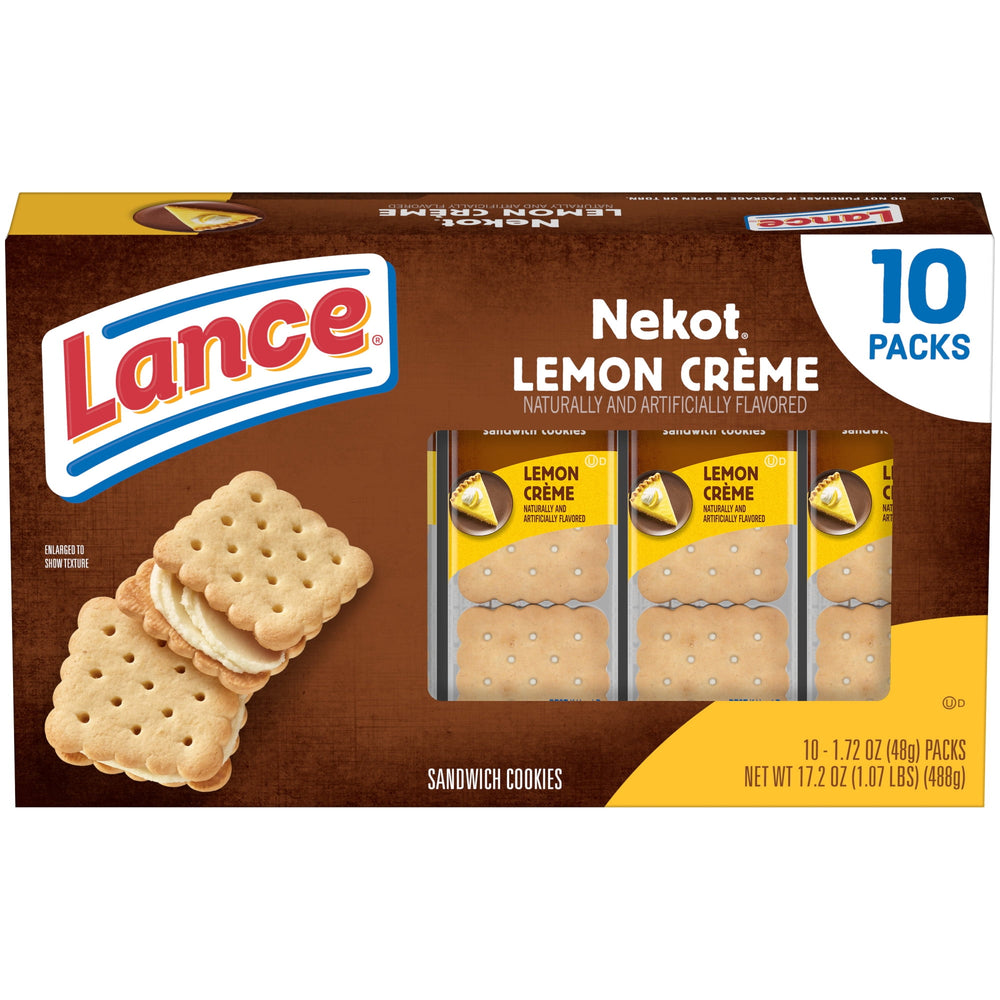 Lance Nekot Lemon Creme · Galletas