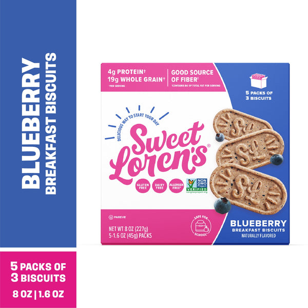 Sweet Loren's Blueberry Breakfast Gluten & Dairy Free · Galletas · 5 pzas de 227 g