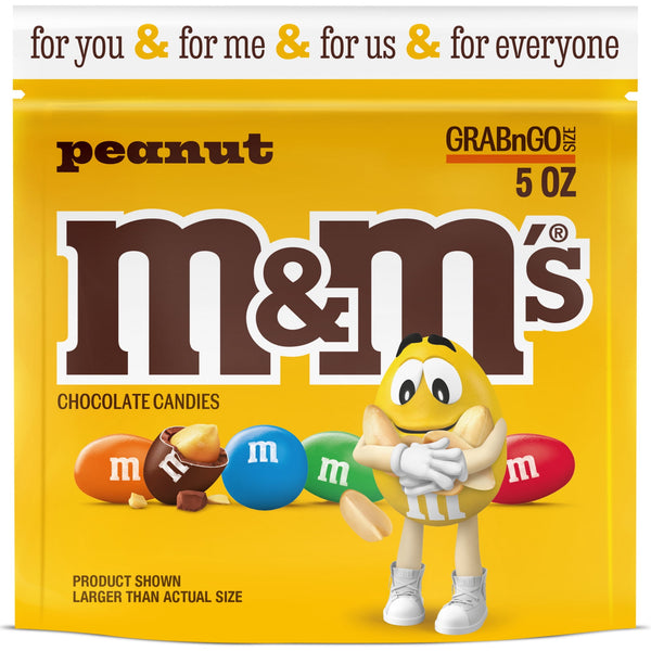 M&M's Peanut Milk Chocolate Grab N Go · Caramelos · 142 g · bolsa