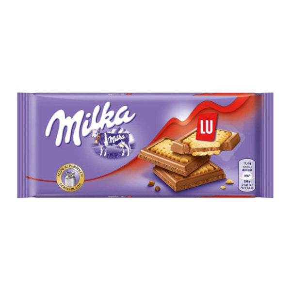 Milka Chocolate Bar with Lu · Galletas