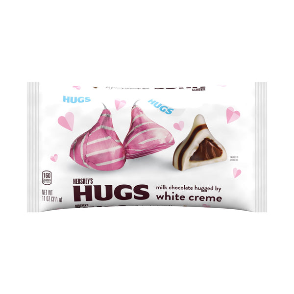 Hershey's Hugs Valentine's Milk Chocolate and White Crème · Caramelos · 312 g