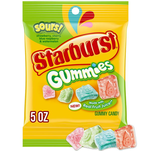 Starburst Sours · Gomitas · 142 g · bolsa