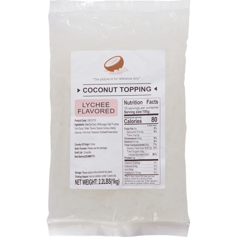Soeos Lychee Coconut Jelly Strips · Té · 998 g