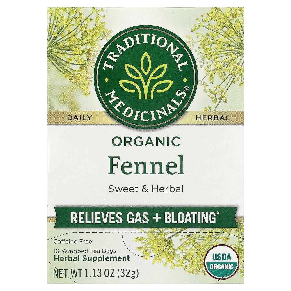Traditional Medicinals Organic Herbal Tea Fennel 16 · Té