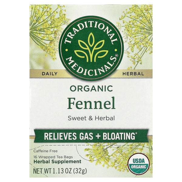 Traditional Medicinals Organic Herbal Tea Fennel 16 · Té