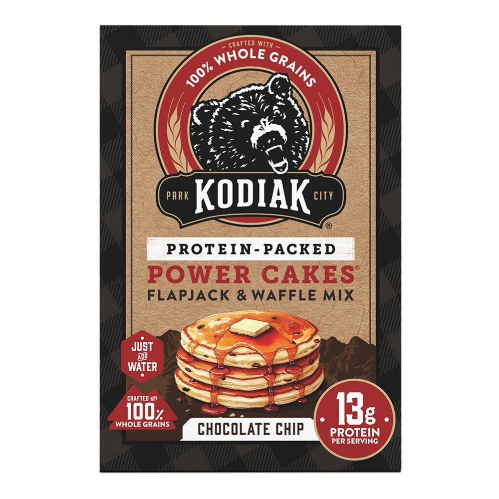 Kodiak Protein-Packed Power Cakes Chocolate Chip Pancake · Cereal · 510 g · caja