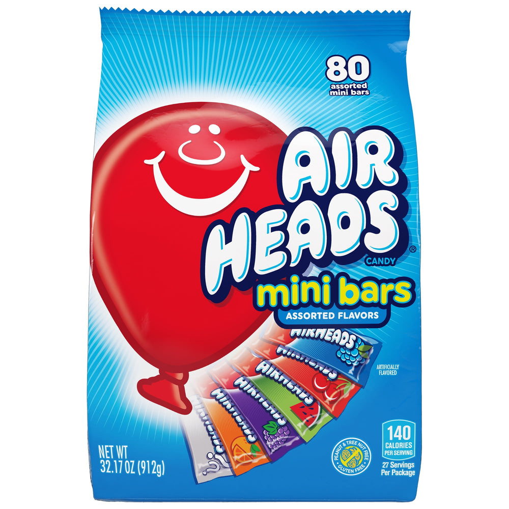 Airheads Mini · Caramelos · 912 g · bolsa