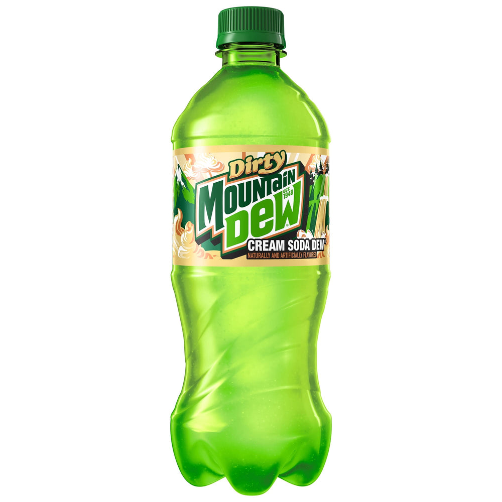 Mountain Dew Dirty Dew Cream Soda · Refresco · 591 ml · botella