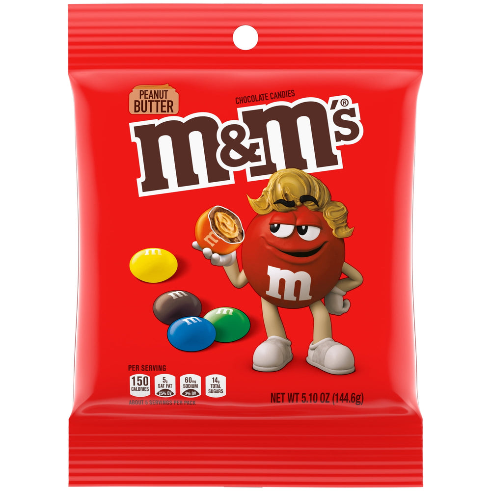 M&M's Peanut Butter Milk Chocolate · Caramelos · 145 g · bolsa