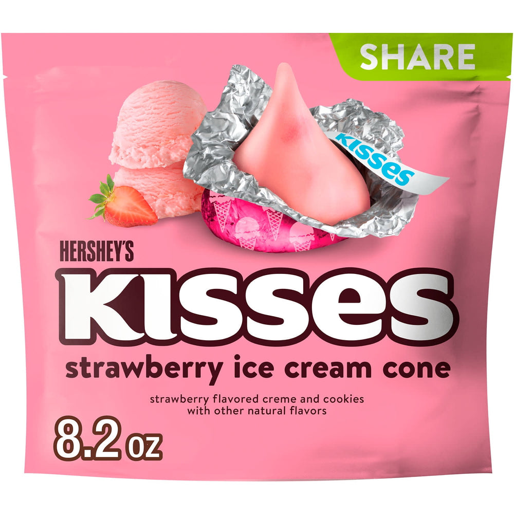 Hershey's Kisses Strawberry Ice Cream Cone Share · Caramelos · 232 g