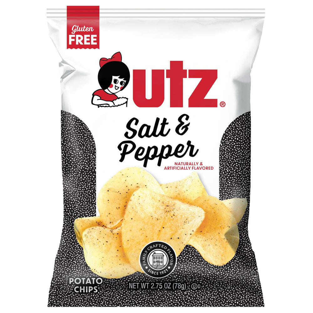 Utz Salt & Pepper · Papas · 78 g · bolsa