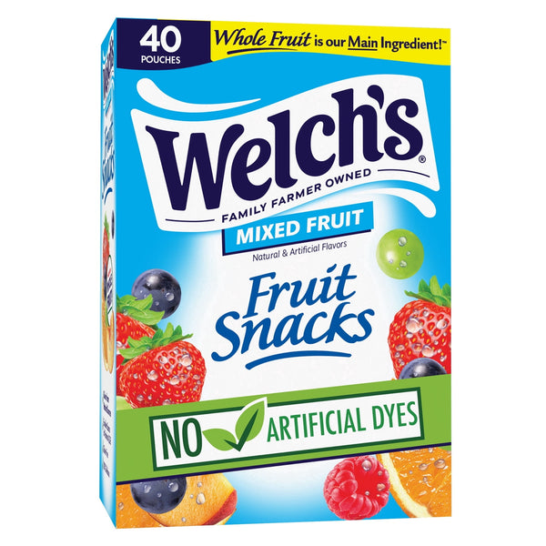 Welch's Fruit Mixed Fruit · Gomitas de fruta · 40 pzas de 23 g