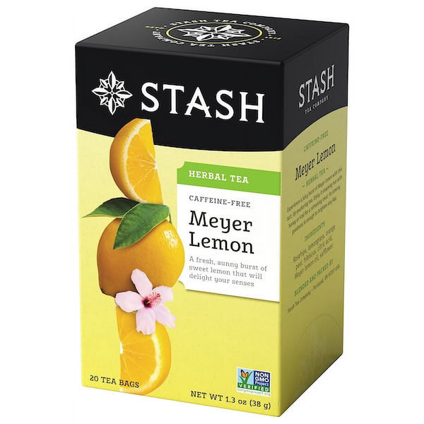 Stash Tea Meyer Lemon Herbal Tea · Té · 20 pzas