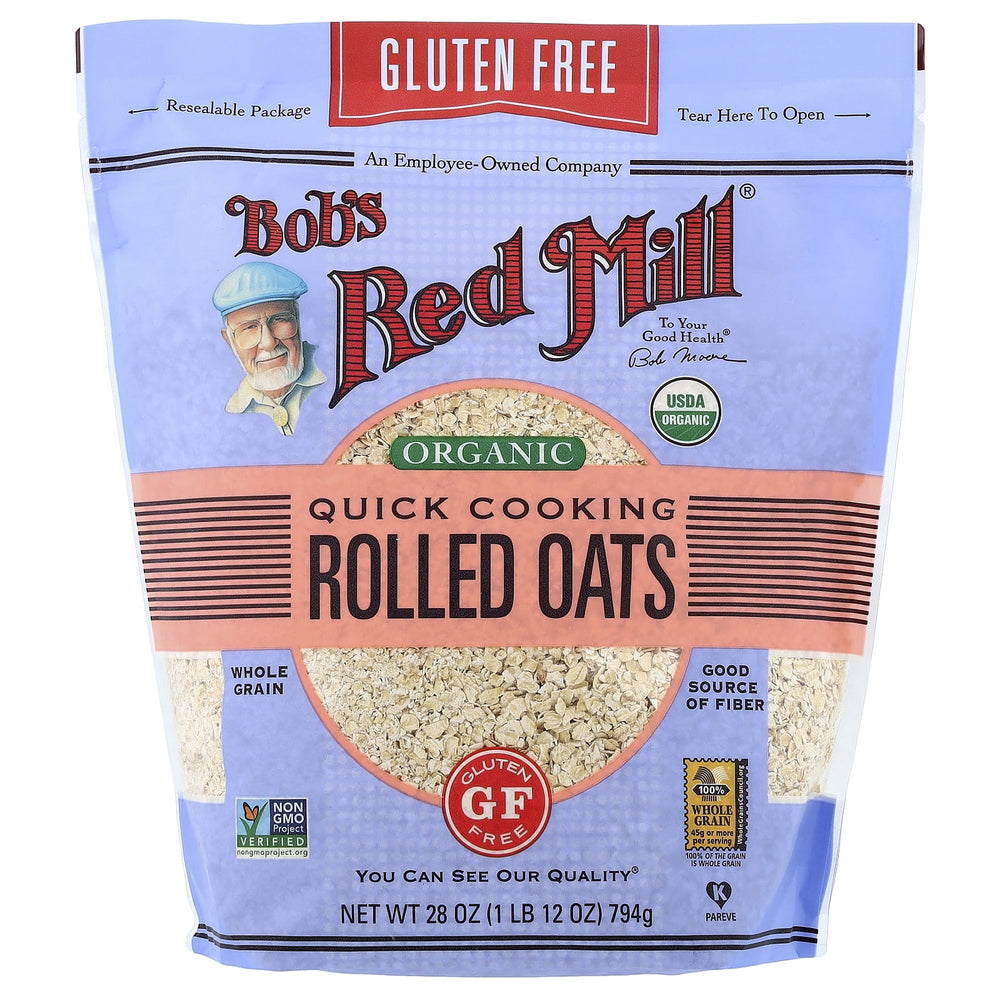 Bob's Red Mill Organic Oats Quick Cooking Gluten Free · Cereal · 794 g