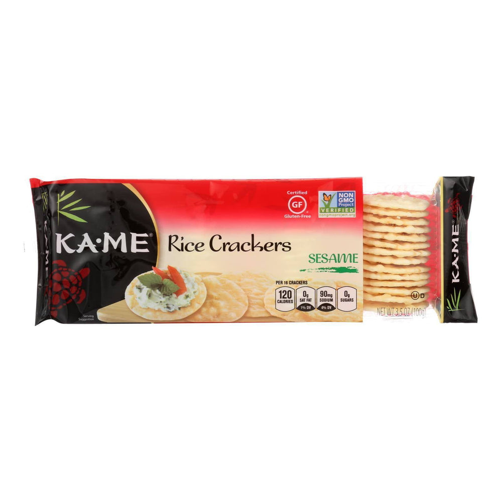 Ka'Me Rice Sesame · Galletas saladas · 99 g · charola