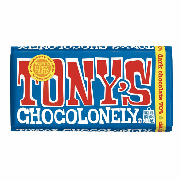 Tony’s Chocolonely 70% Dark Chocolate Bar · Caramelos · 180 g