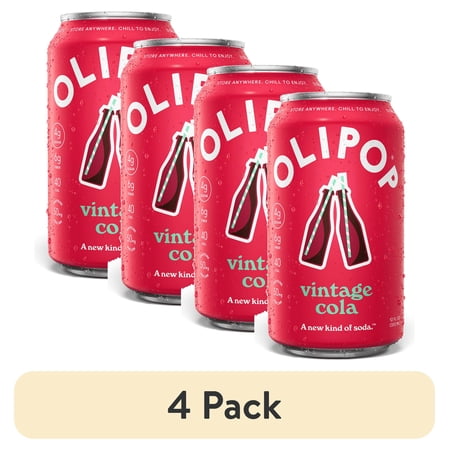 OLIPOP Vintage Cola · Refresco · 4 pack de 6 g