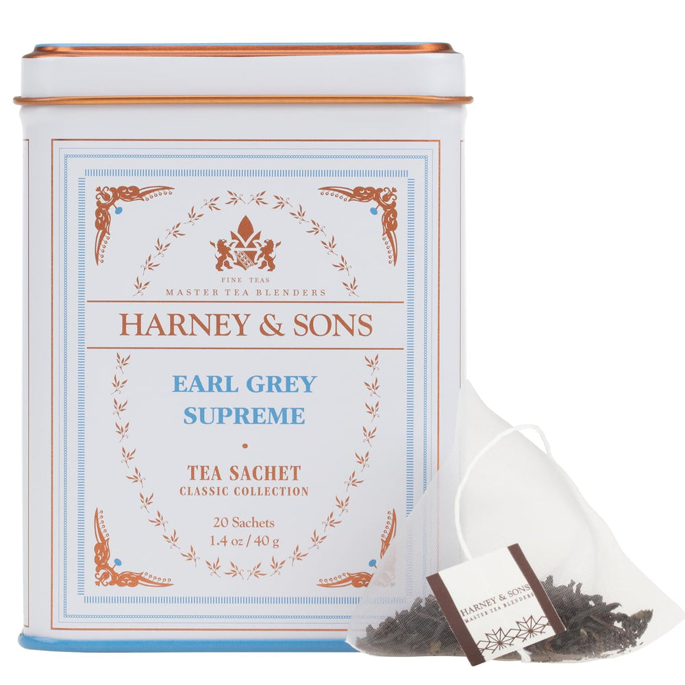 Harney & Sons Earl Grey Supreme Tea Sachet · Té · 20 pzas