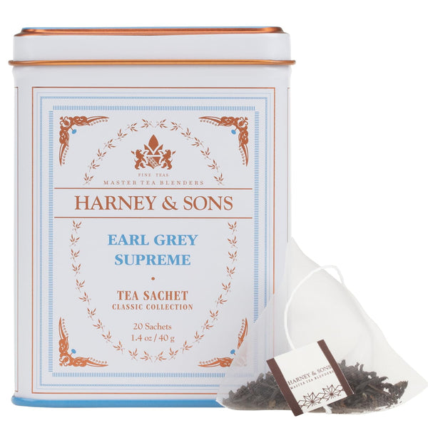 Harney & Sons Earl Grey Supreme Tea Sachet · Té · 20 pzas
