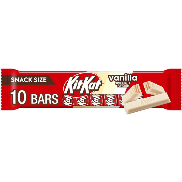 Kit Kat Vanilla Wafer & Miniatures . · Galletas · 10 pzas · 1.39 kg · tamaño snack