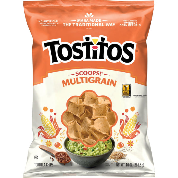 Tostitos Scoops! Multigrain · Totopos · 283 g · bolsa