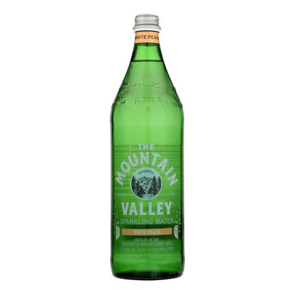 Mountain Valley Spring White Peach 1 Ltr · Agua mineral
