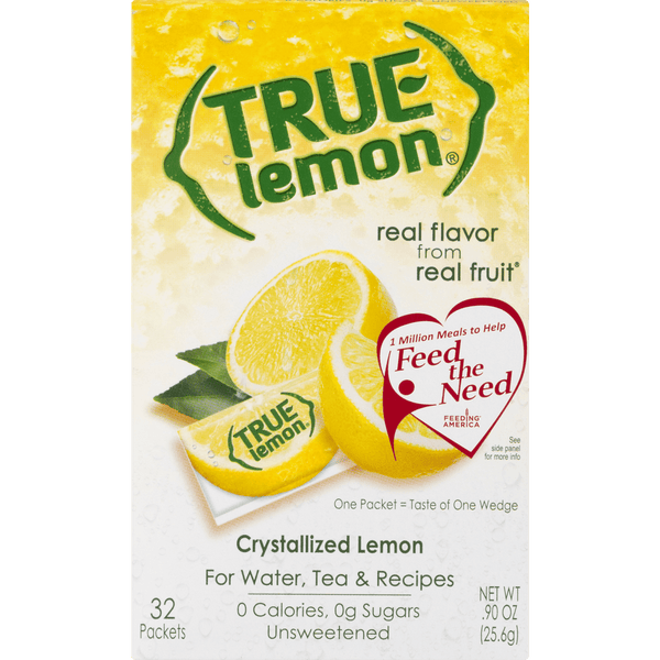 True Lemon Lemonade · Polvo para agua · 32 sobres