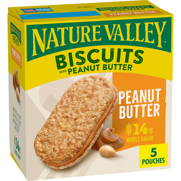 Nature Valley Biscuit Sandwiches Peanut Butter · Galletas · 5 pzas de 191 g