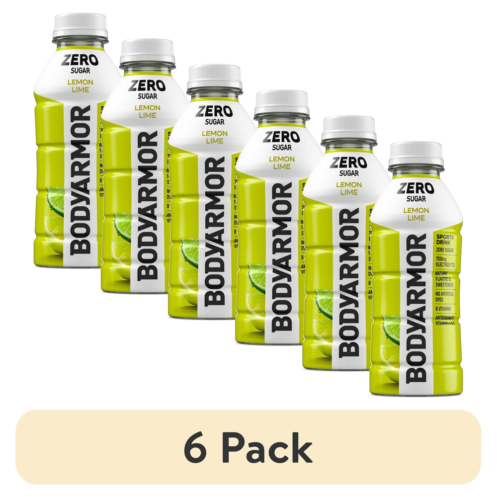 BODYARMOR Lemon Lime Zero Sugar · Bebida · 6 botellas de 473 ml